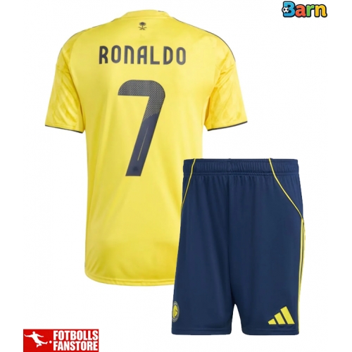 Al-Nassr Cristiano Ronaldo #7 Hemmatröja Barn 2025-26 Kortärmad (+ Korta byxor)