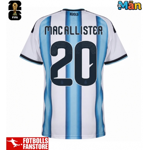Argentina Alexis Mac Allister #20 Hemmatröja VM 2026 Kortärmad