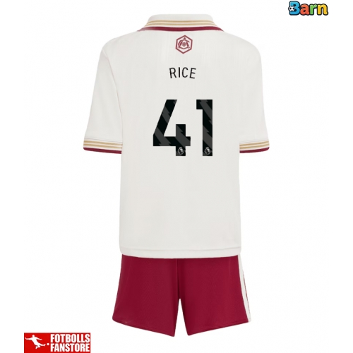 Arsenal Declan Rice #41 Tredje Tröja Barn 2025-26 Kortärmad (+ Korta byxor)