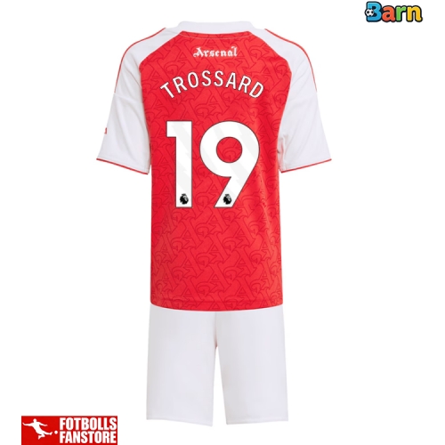 Arsenal Leandro Trossard #19 Hemmatröja Barn 2025-26 Kortärmad (+ Korta byxor)