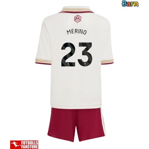 Arsenal Mikel Merino #23 Tredje Tröja Barn 2025-26 Kortärmad (+ Korta byxor)