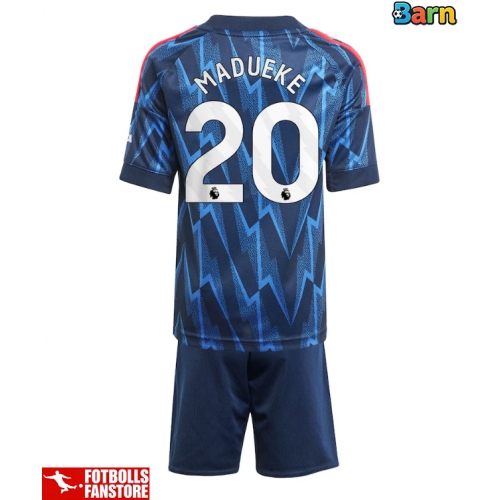 Arsenal Noni Madueke #20 Bortatröja Barn 2025-26 Kortärmad (+ Korta byxor)