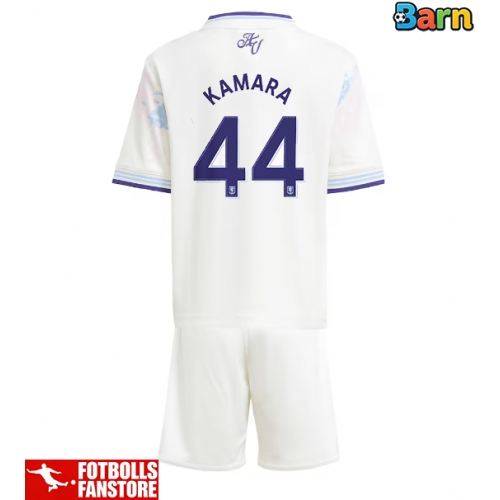 Aston Villa Boubacar Kamara #44 Tredje Tröja Barn 2025-26 Kortärmad (+ Korta byxor)