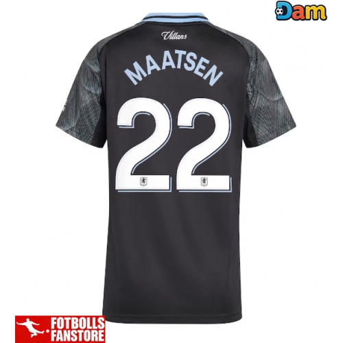 Aston Villa Ian Maatsen #22 Bortatröja Dam 2025-26 Kortärmad