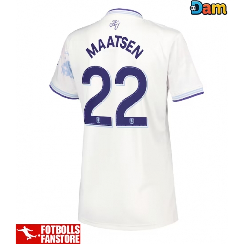 Aston Villa Ian Maatsen #22 Tredje Tröja Dam 2025-26 Kortärmad