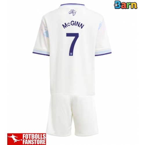 Aston Villa John McGinn #7 Tredje Tröja Barn 2025-26 Kortärmad (+ Korta byxor)