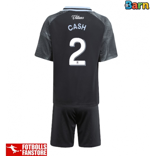 Aston Villa Matty Cash #2 Bortatröja Barn 2025-26 Kortärmad (+ Korta byxor)