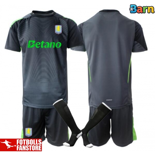 Aston Villa Målvakt Hemmatröja Barn 2025-26 Kortärmad (+ Korta byxor)
