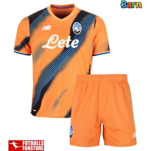 Atalanta Tredje Tröja Barn 2025-26 Kortärmad (+ Korta byxor)