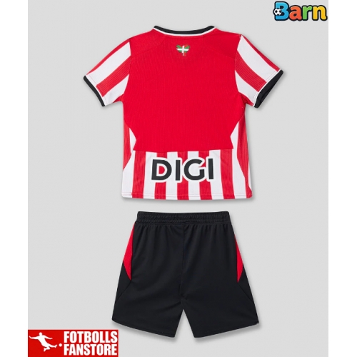 Athletic Bilbao Hemmatröja Barn 2026-27 Kortärmad (+ Korta byxor)