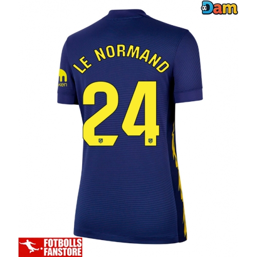 Atletico Madrid Robin Le Normand #24 Bortatröja Dam 2025-26 Kortärmad