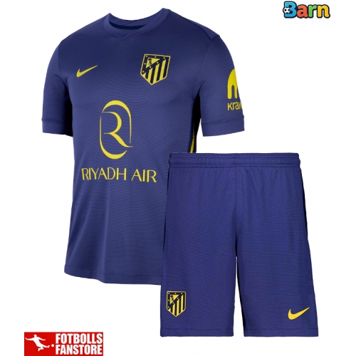 Atletico Madrid Thiago Almada #11 Bortatröja Barn 2025-26 Kortärmad (+ Korta byxor)