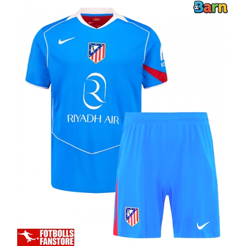 Atletico Madrid Thiago Almada #11 Tredje Tröja Barn 2025-26 Kortärmad (+ Korta byxor)