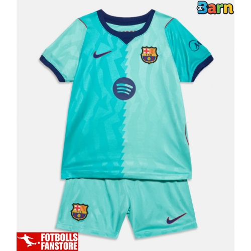 Barcelona Eric Garcia #24 Tredje Tröja Barn 2026-27 Kortärmad (+ Korta byxor)