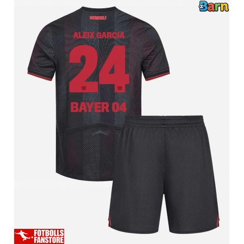 Bayer Leverkusen Aleix Garcia #24 Hemmatröja Barn 2025-26 Kortärmad (+ Korta byxor)