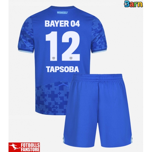 Bayer Leverkusen Edmond Tapsoba #12 Tredje Tröja Barn 2025-26 Kortärmad (+ Korta byxor)