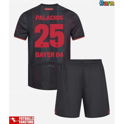 Bayer Leverkusen Exequiel Palacios #25 Hemmatröja Barn 2025-26 Kortärmad (+ Korta byxor)