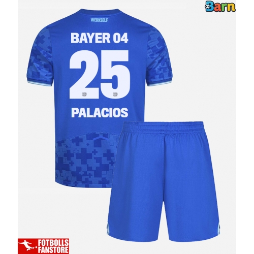 Bayer Leverkusen Exequiel Palacios #25 Tredje Tröja Barn 2025-26 Kortärmad (+ Korta byxor)
