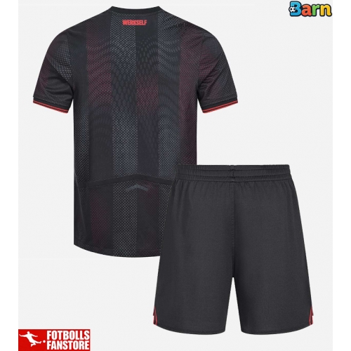 Bayer Leverkusen Hemmatröja Barn 2025-26 Kortärmad (+ Korta byxor)