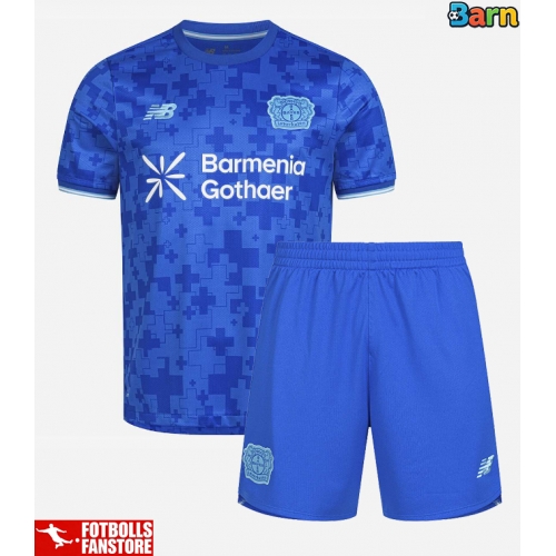 Bayer Leverkusen Loic Bade #5 Tredje Tröja Barn 2025-26 Kortärmad (+ Korta byxor)