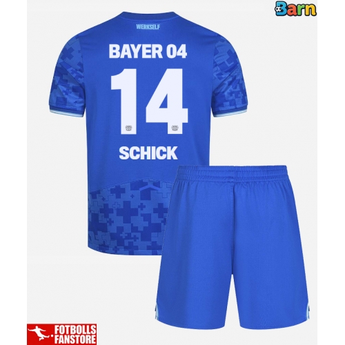 Bayer Leverkusen Patrik Schick #14 Tredje Tröja Barn 2025-26 Kortärmad (+ Korta byxor)