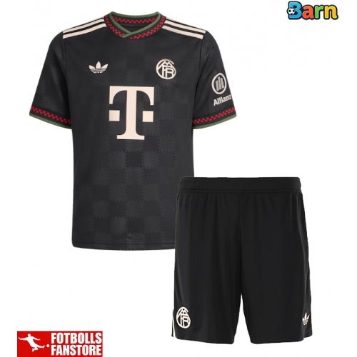 Bayern Munich Dayot Upamecano #2 Tredje Tröja Barn 2025-26 Kortärmad (+ Korta byxor)