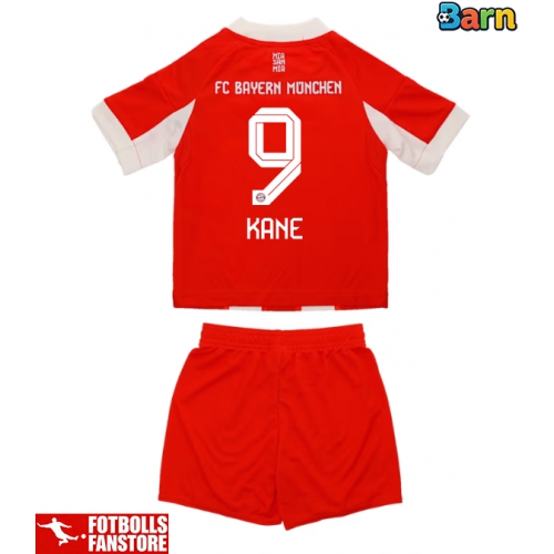 Bayern Munich Harry Kane #9 Hemmatröja Barn 2025-26 Kortärmad (+ Korta byxor)
