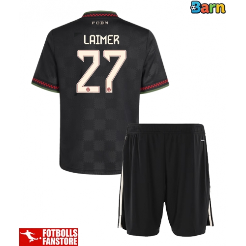 Bayern Munich Konrad Laimer #27 Tredje Tröja Barn 2025-26 Kortärmad (+ Korta byxor)