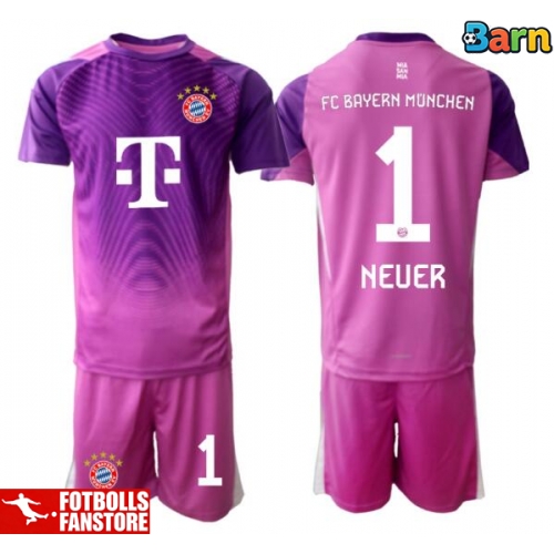 Bayern Munich Manuel Neuer #1 Målvakt Tredje Tröja Barn 2025-26 Kortärmad (+ Korta byxor)