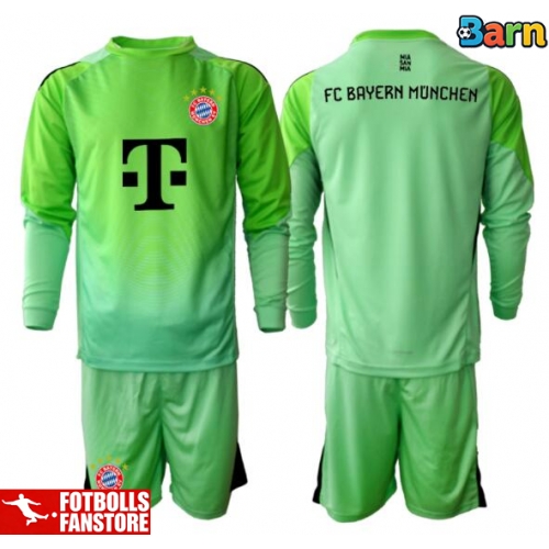 Bayern Munich Målvakt Hemmatröja Barn 2025-26 Långärmad (+ Korta byxor)
