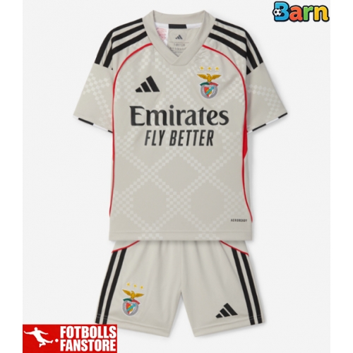 Benfica Bortatröja Barn 2025-26 Kortärmad (+ Korta byxor)