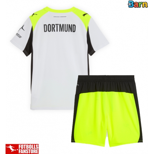 Borussia Dortmund Bortatröja Barn 2025-26 Kortärmad (+ Korta byxor)
