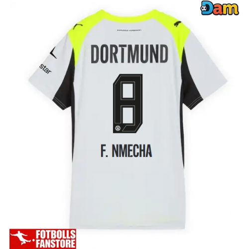 Borussia Dortmund Felix Nmecha #8 Bortatröja Dam 2025-26 Kortärmad