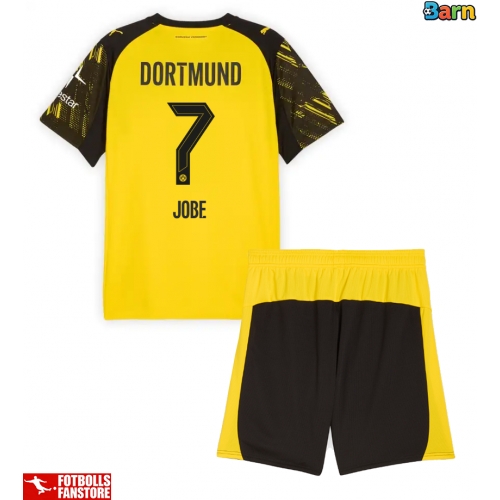Borussia Dortmund Jobe Bellingham #7 Hemmatröja Barn 2025-26 Kortärmad (+ Korta byxor)
