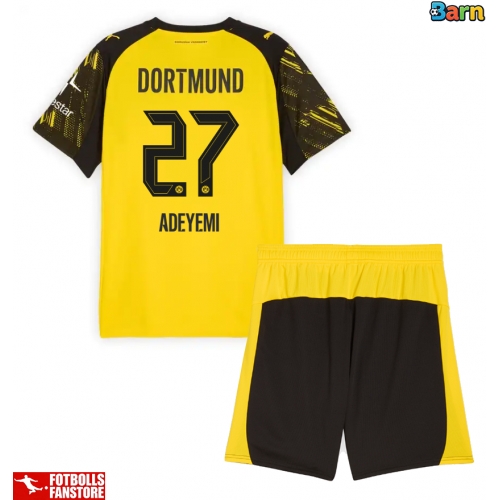 Borussia Dortmund Karim Adeyemi #27 Hemmatröja Barn 2025-26 Kortärmad (+ Korta byxor)