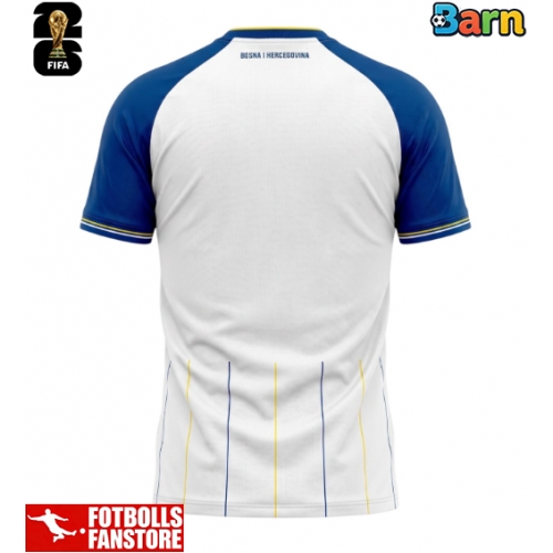 Bosnien och Hercegovina Bortatröja Barn VM 2026 Kortärmad (+ Korta byxor)