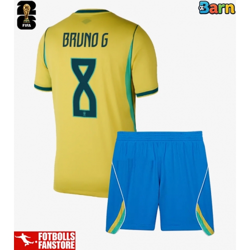 Brasilien Bruno Guimaraes #8 Hemmatröja Barn VM 2026 Kortärmad (+ Korta byxor)