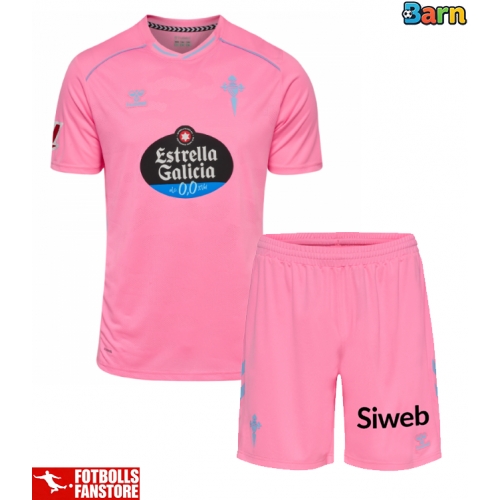 Celta Vigo Tredje Tröja Barn 2025-26 Kortärmad (+ Korta byxor)