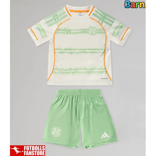 Celtic Tredje Tröja Barn 2025-26 Kortärmad (+ Korta byxor)