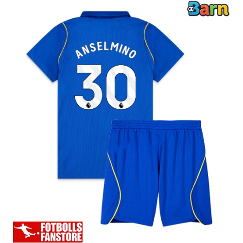 Chelsea Aaron Anselmino #30 Hemmatröja Barn 2026-27 Kortärmad (+ Korta byxor)