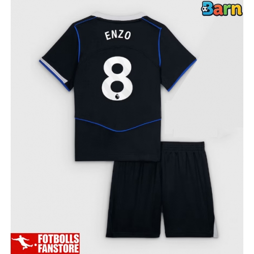 Chelsea Enzo Fernandez #8 Tredje Tröja Barn 2025-26 Kortärmad (+ Korta byxor)