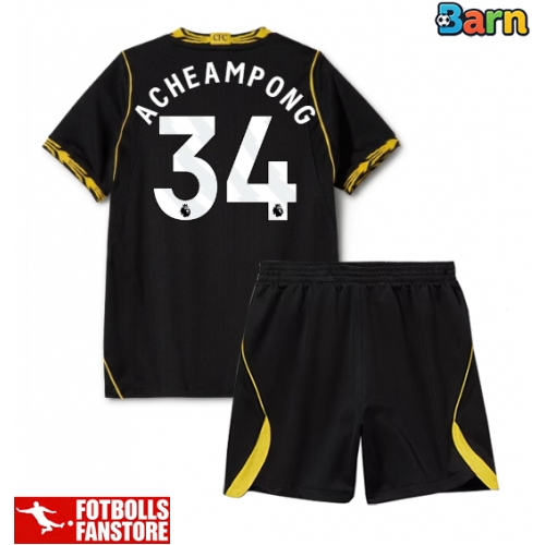 Chelsea Josh Acheampong #34 Bortatröja Barn 2026-27 Kortärmad (+ Korta byxor)