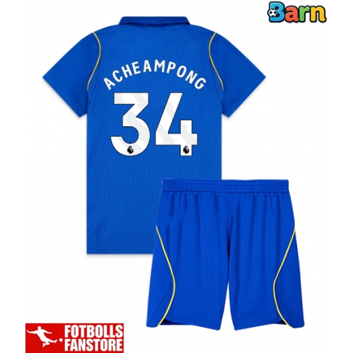 Chelsea Josh Acheampong #34 Hemmatröja Barn 2026-27 Kortärmad (+ Korta byxor)
