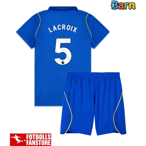 Chelsea Maxence Lacroix #5 Hemmatröja Barn 2026-27 Kortärmad (+ Korta byxor)