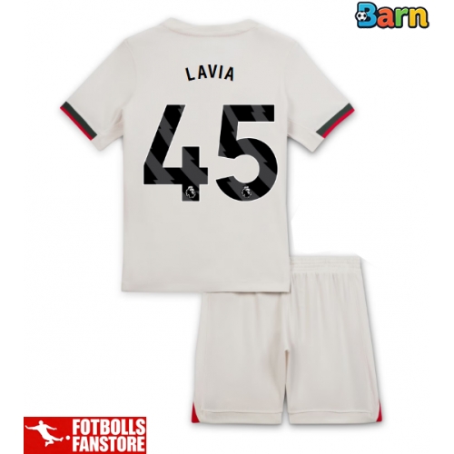 Chelsea Romeo Lavia #45 Bortatröja Barn 2025-26 Kortärmad (+ Korta byxor)