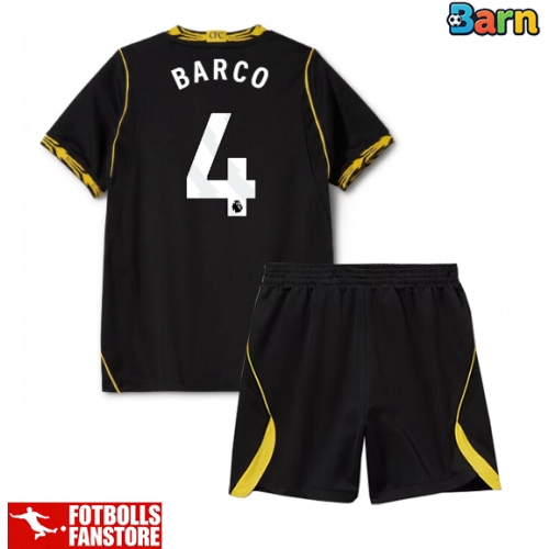 Chelsea Valentin Barco #4 Bortatröja Barn 2026-27 Kortärmad (+ Korta byxor)