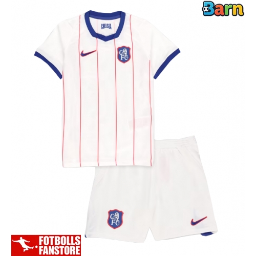 Chelsea Valentin Barco #4 Tredje Tröja Barn 2026-27 Kortärmad (+ Korta byxor)