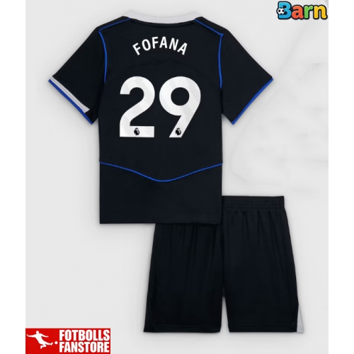 Chelsea Wesley Fofana #29 Tredje Tröja Barn 2025-26 Kortärmad (+ Korta byxor)