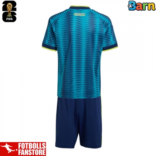 Colombia Bortatröja Barn VM 2026 Kortärmad (+ Korta byxor)