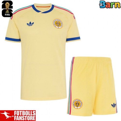 Curaçao Bortatröja Barn VM 2026 Kortärmad (+ Korta byxor)